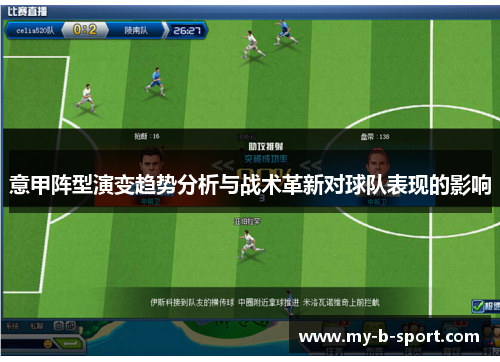 意甲阵型演变趋势分析与战术革新对球队表现的影响